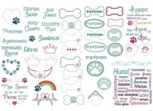 Stickserie - Hunde Set